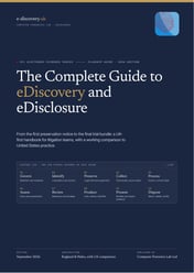 Cover of The Complete Guide to eDiscovery and eDisclosure